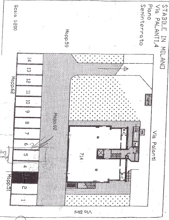 Layout of the 60 square metre apartment